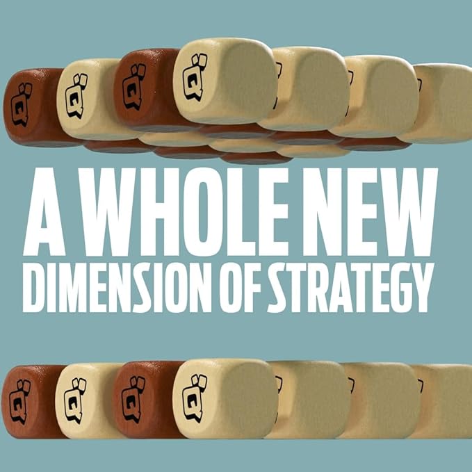 , a Unique 4 in A Row Game, 3D Strategy Board Game for Critical Thinking. The Classic Grid Game in a Sleek Acrylic Cube. Superbly Designed Wooden Cubes. Tactical Game Play for All Ages